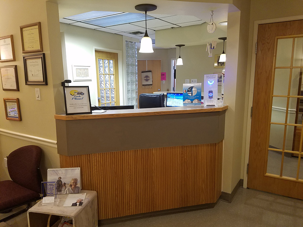 Palacios Dentistry Reception Area